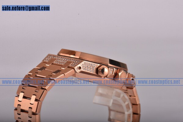 Audemars Piguet Royal Oak 1:1 Clone Chronograph Watch Rose Gold 26320OR.OO.1220OR.013D (EF)